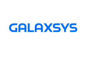 Galaxsys spelontwikkelaar logo, aanbieder van crash spellen